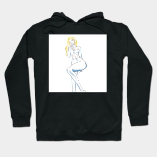 crystal queen ecopop classy woman art Hoodie